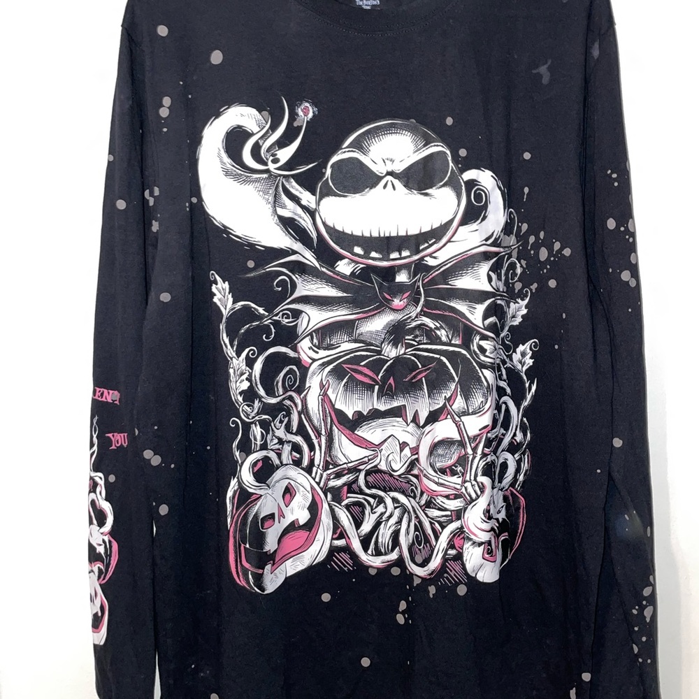 Disney Black and White Nightmare Before Christmas Shirt